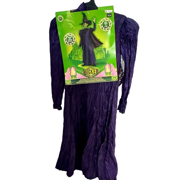 New Elphaba Deluxe Wicked Witch Musical Movie Child Costume Medium 7-8 - Picture 2 of 7